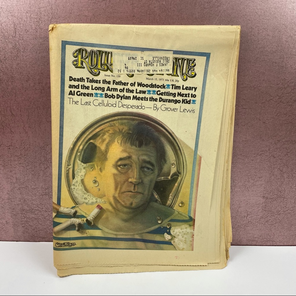 Vintage Rolling Stone Magazine Bob Dylan Al Green March 15, 1973